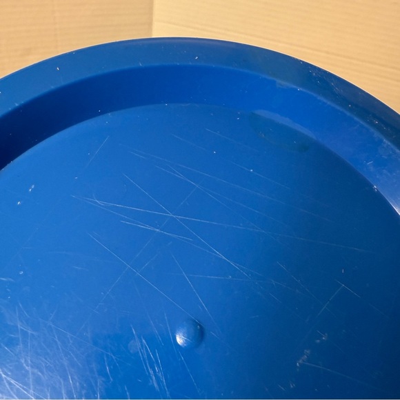 Kids Lot Of 4 Divided Trays 4 Plates 8 Spoons Reusable Plastic 16 Pc Colorful - Picture 6 of 8